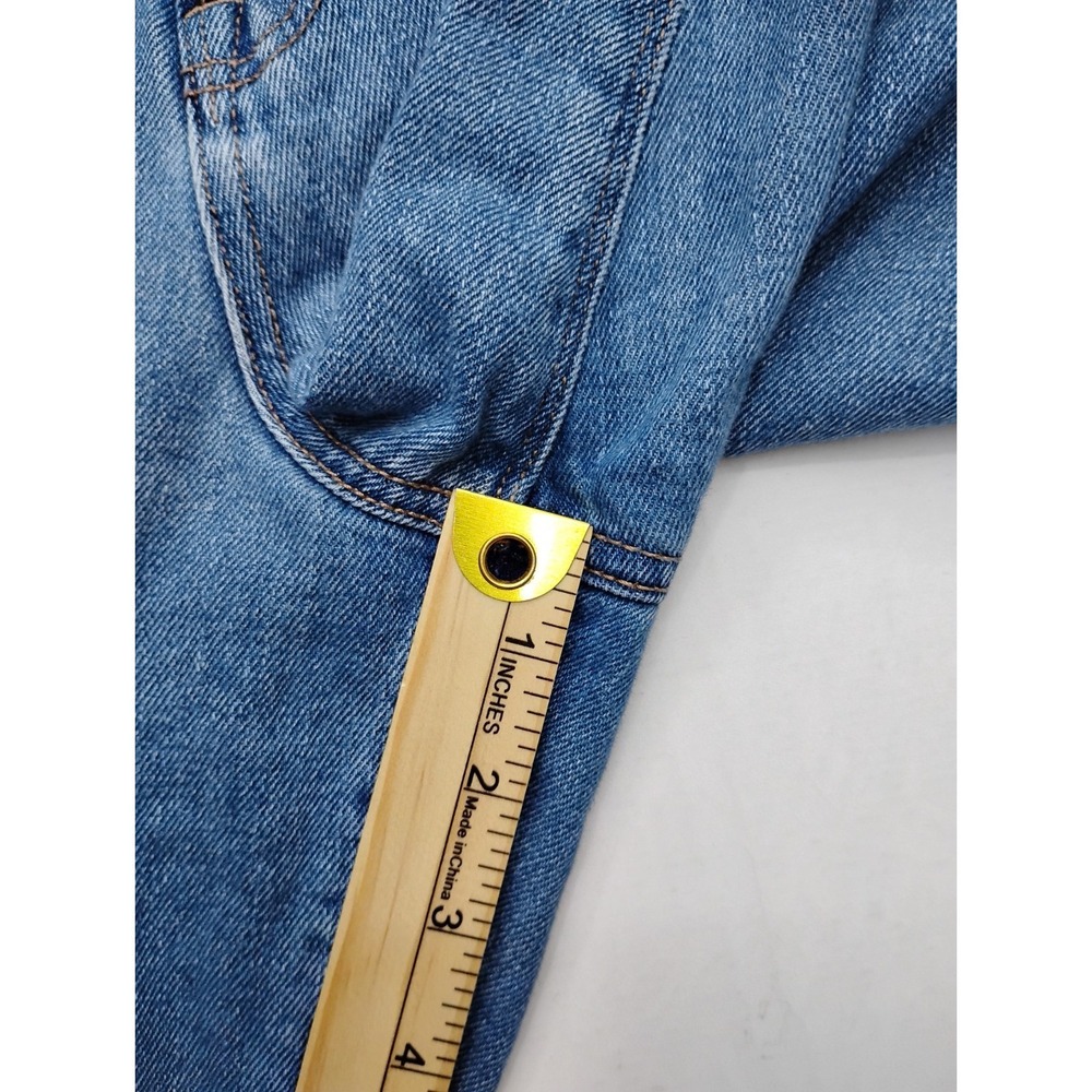 American Eagle Mom Jean Next Level Stretch Womens 18 Blue Denim High Rise 38x28 - Picture 4 of 12